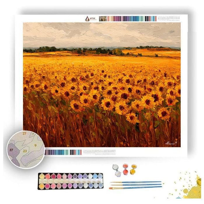 GOLDEN FIELD - Paint by Numbers Full Kit