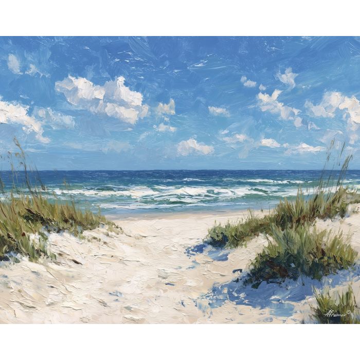 endless, afternoon, palette knife, oil painting, impasto, thick pigment, layered surface, scraped paint, textured strokes, expressive surface, material depth, hand painted, visual balance, atmospheric, color interaction, paint ridges, manual technique