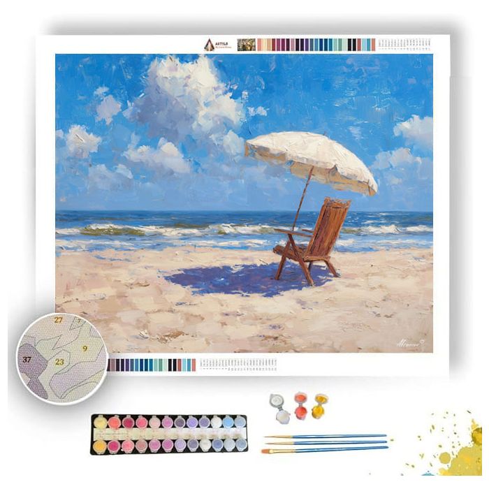 EARLY EMPTY AFTERNOON - Paint by Numbers Full Kit
