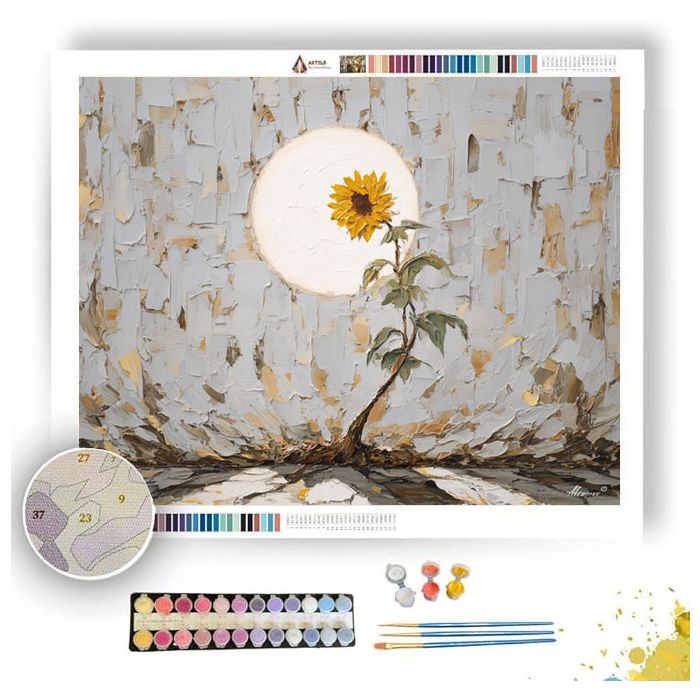 ROOTED UPRIGHT TURN - Paint by Numbers Full Kit