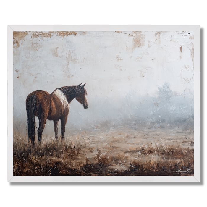 DUSTY WAITING PAUSE - FRAMED