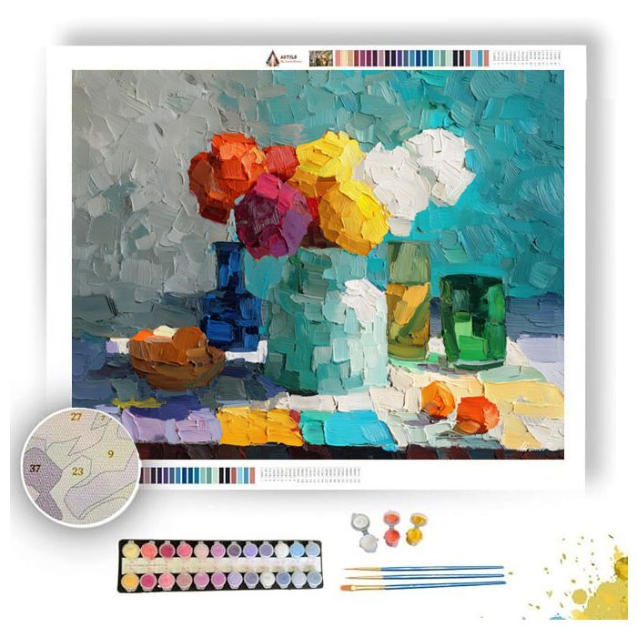 BRIGHT SHAPE - Paint by Numbers Full Kit