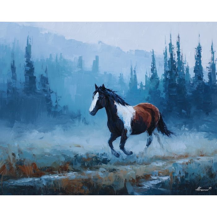 steady, open, turn, palette knife, oil painting, impasto, thick pigment, layered surface, scraped paint, textured strokes, expressive surface, material depth, hand painted, visual balance, atmospheric, color interaction, paint ridges, manual technique