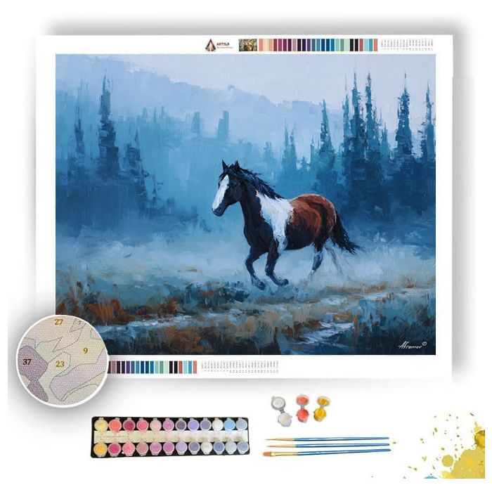 STEADY OPEN TURN - Paint by Numbers Full Kit