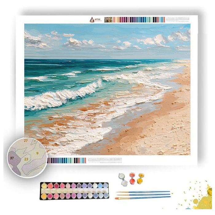 ENDLESS WARM SAND - Paint by Numbers Full Kit