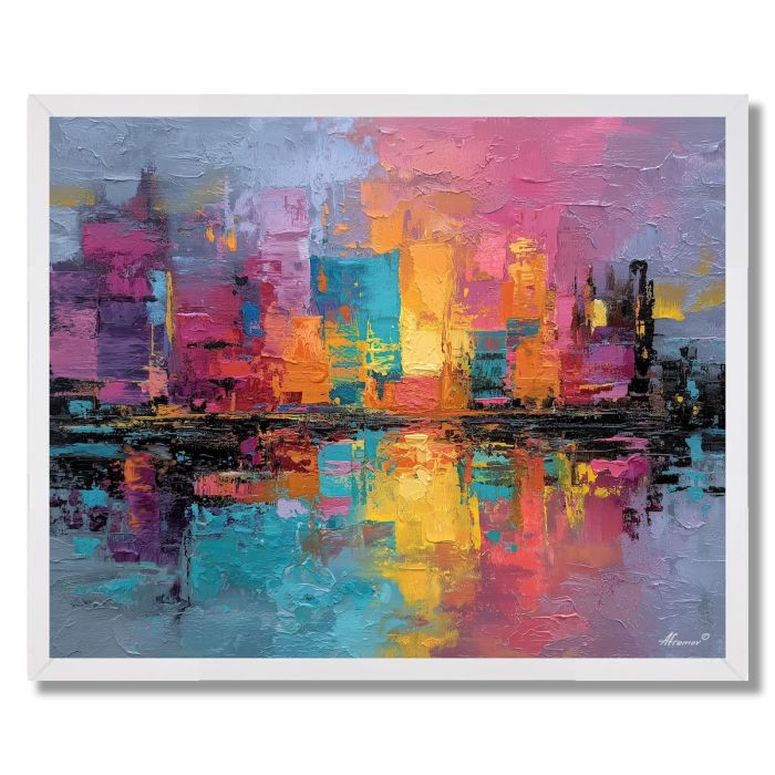 RHYTHMIC BRIGHT SPACE - FRAMED