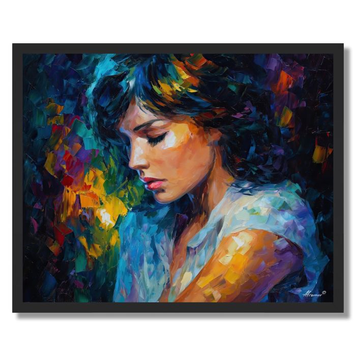 SUBDUED RELIEF - FRAMED