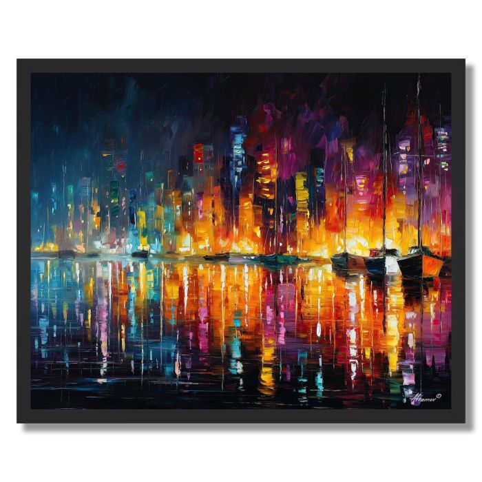 PRISM HARBOR CITY - FRAMED