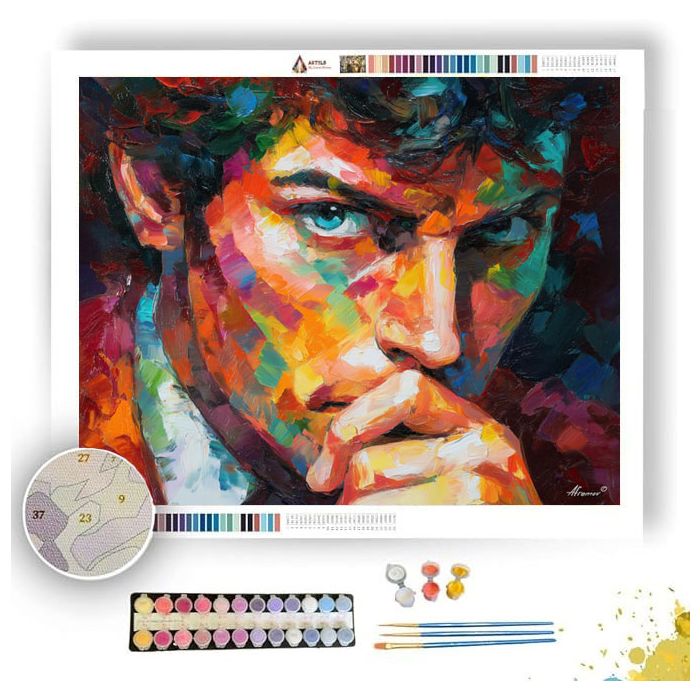 QUIET DETERMINATION - Paint by Numbers Full Kit