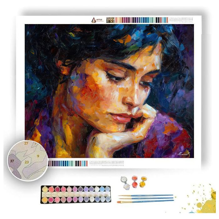 SOFT CONTEMPLATION - Paint by Numbers Full Kit