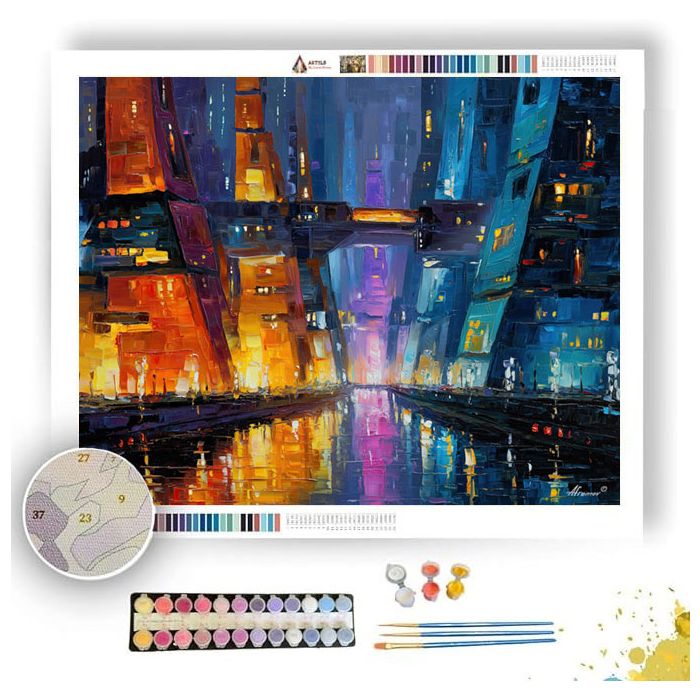 NOVA GLASS CITY - Paint by Numbers Full Kit