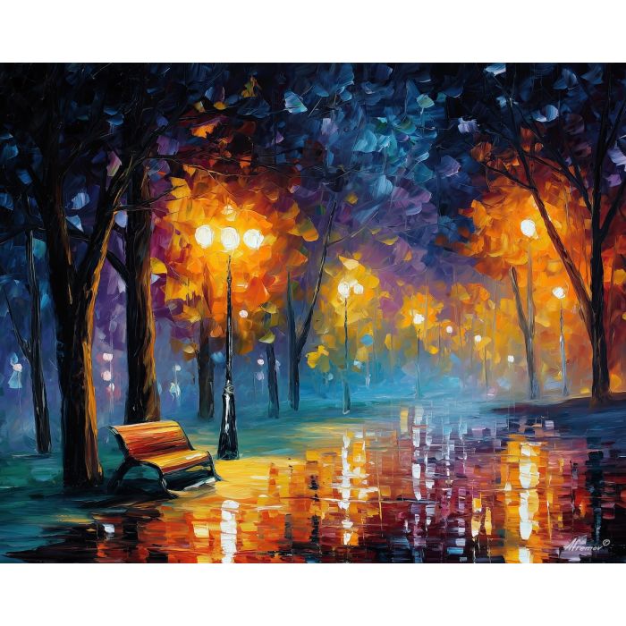 fading magic,minimal fantasy,oil painting,afremov style