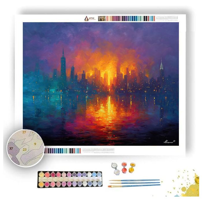 MISTLIGHT HORIZON - Paint by Numbers Full Kit