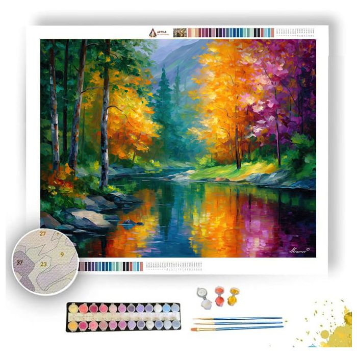 CALM ENCHANTED LAND - Paint by Numbers Full Kit