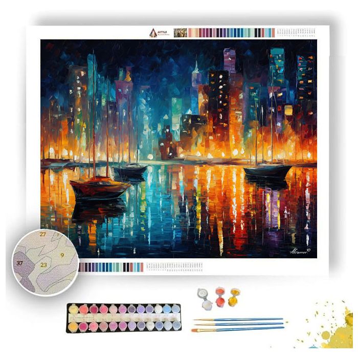 PRISM HARBOR - Paint by Numbers Full Kit