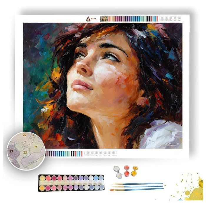 SERENE GAZE - Paint by Numbers Full Kit