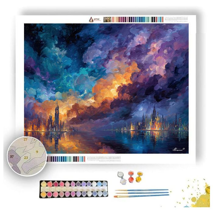 CLOUDLEVEL METRO - Paint by Numbers Full Kit