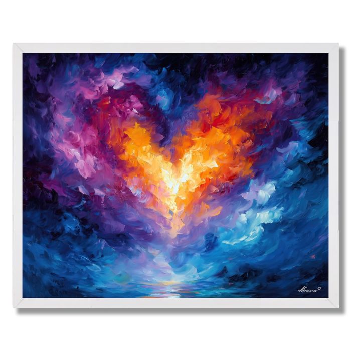 QUIET ARCANE HEART - FRAMED