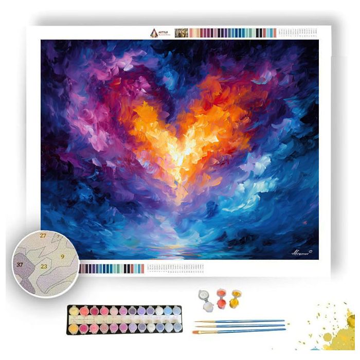 QUIET ARCANE HEART - Paint by Numbers Full Kit