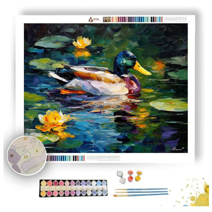 PEACEFUL DUCK - Paint by Numbers Full Kit