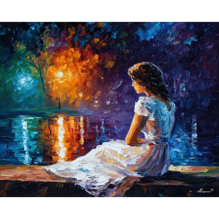 arcane portrait,quiet magic,oil painting,afremov style