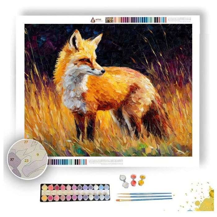 MEADOW FOX WATCH - Paint by Numbers Full Kit