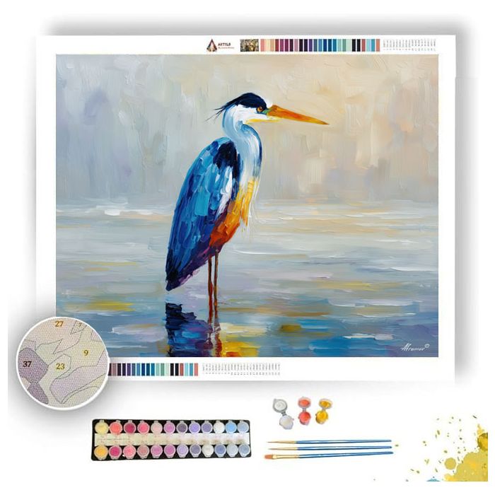LAKE HERON - Paint by Numbers Full Kit