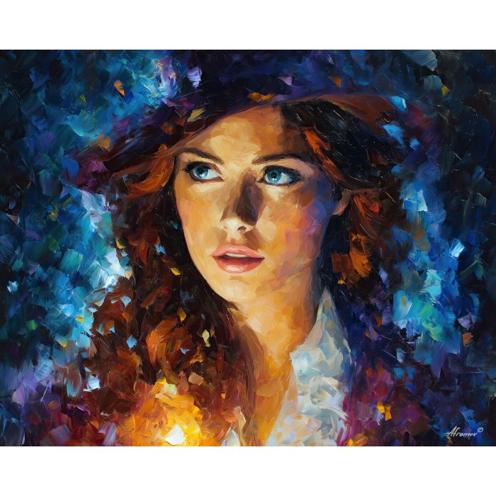 star mage portrait,fantasy magic,oil painting,afremov style