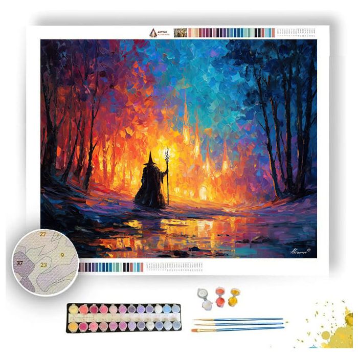 RUNEBOUND SENTINEL - Paint by Numbers Full Kit