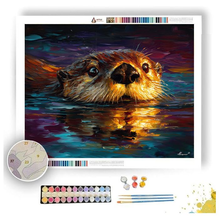 RIVER OTTER - Paint by Numbers Full Kit