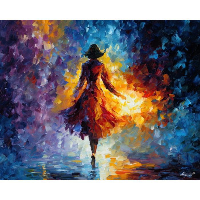 timeless mage portrait,fantasy magic,oil painting,afremov style