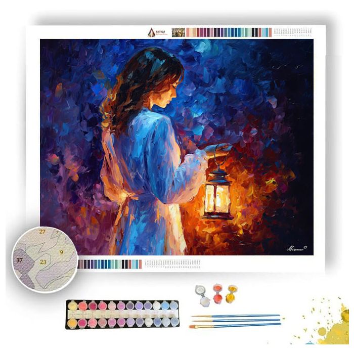 LANTERN SOUL GUIDE - Paint by Numbers Full Kit