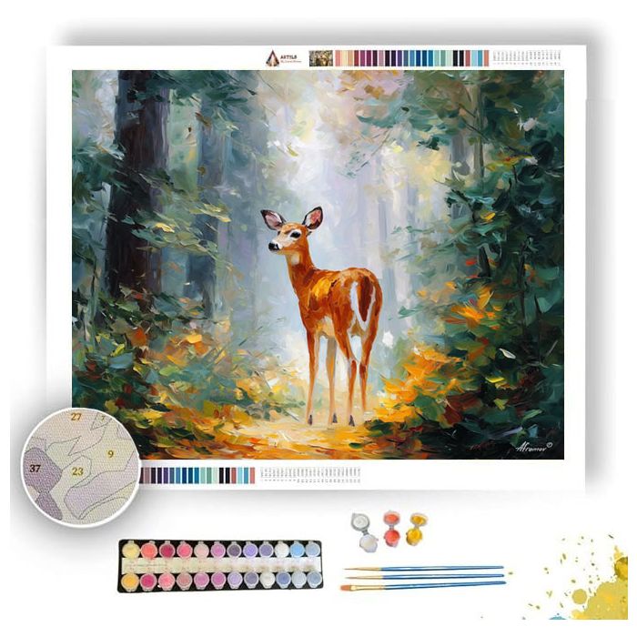 GENTLE FOREST DEER - Paint by Numbers Full Kit