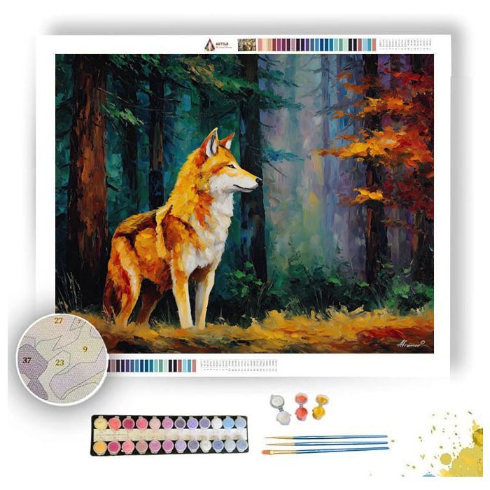 FOREST WOLF - Paint by Numbers Full Kit