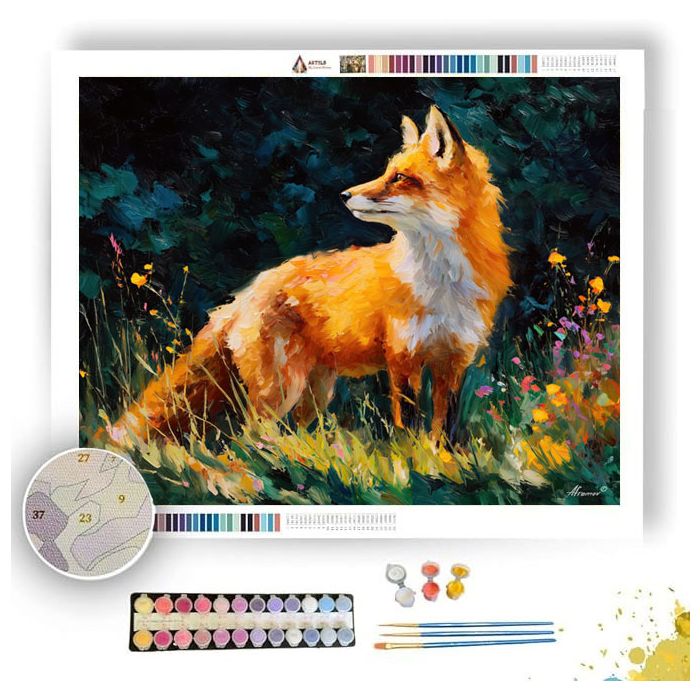 MEADOW FOX - Paint by Numbers Full Kit
