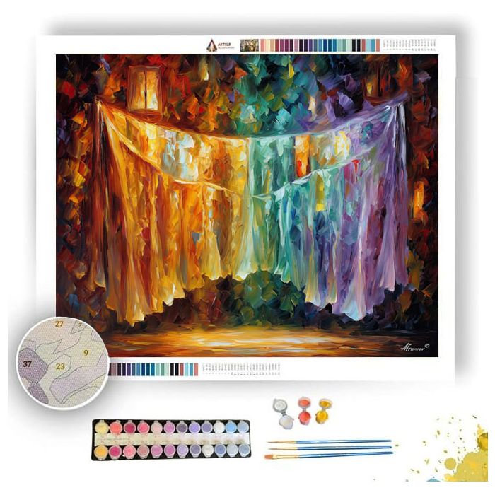 VEILED STRUCTURE - Paint by Numbers Full Kit