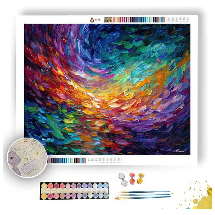 FLOW STATE MEMORY - Paint by Numbers Full Kit