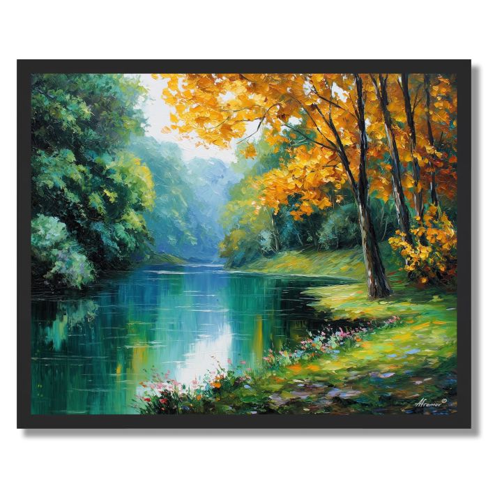 RIVERBANK SILENCE - FRAMED