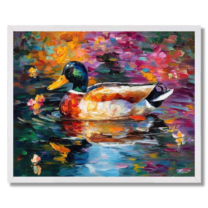 PEACEFUL DUCK FLOAT - FRAMED