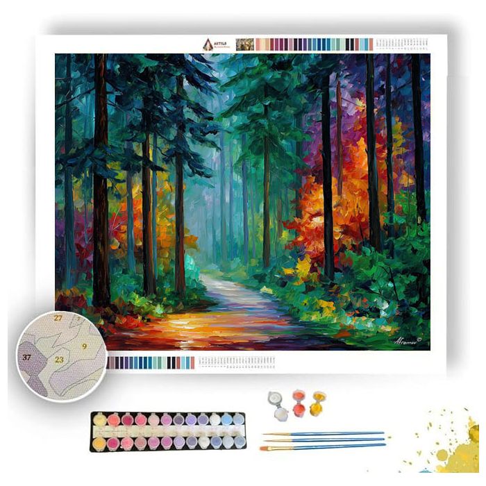 WOODLAND PATH - Paint by Numbers Full Kit