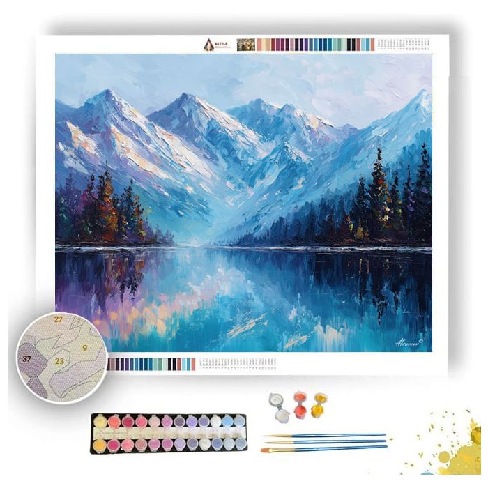MOUNTAIN STILLNESS - Paint by Numbers Full Kit