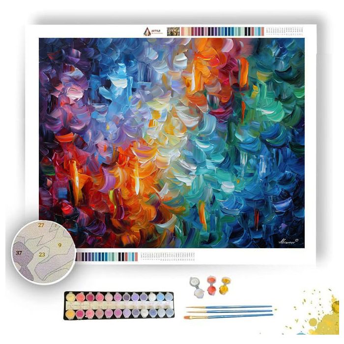 VEILED FORMS - Paint by Numbers Full Kit