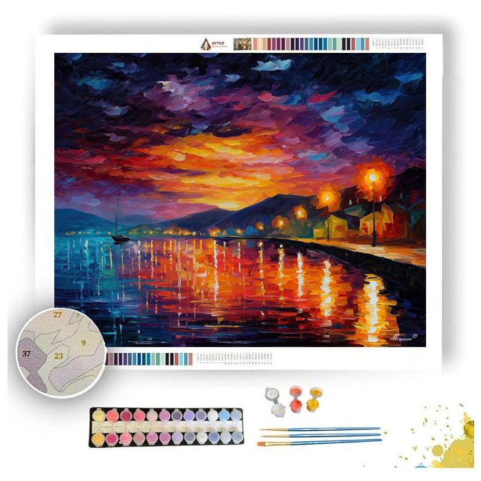 EVENING SHORELINE - Paint by Numbers Full Kit
