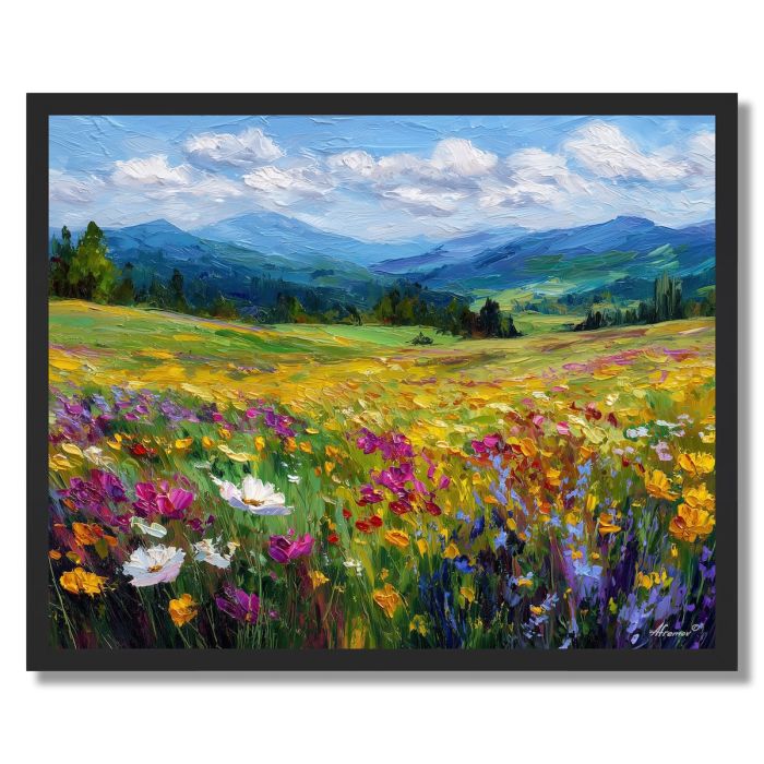 MEADOW AFTER RAIN - FRAMED