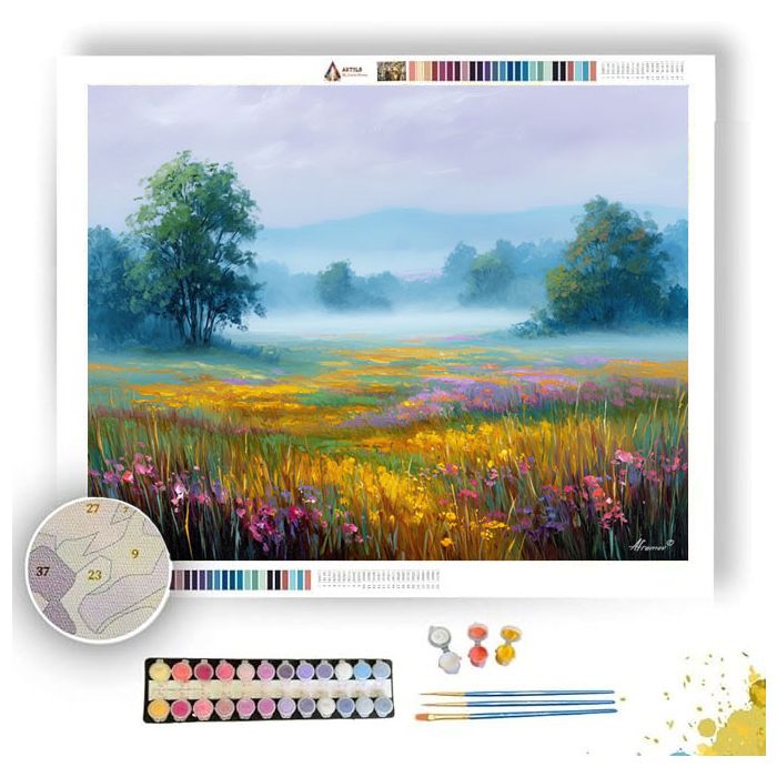 MISTY MEADOW - Paint by Numbers Full Kit
