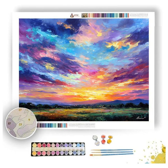 WIDE OPEN SKY - Paint by Numbers Full Kit