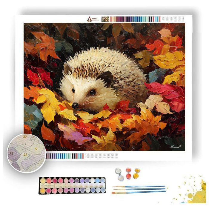 WOODLAND HEDGEHOG - Paint by Numbers Full Kit