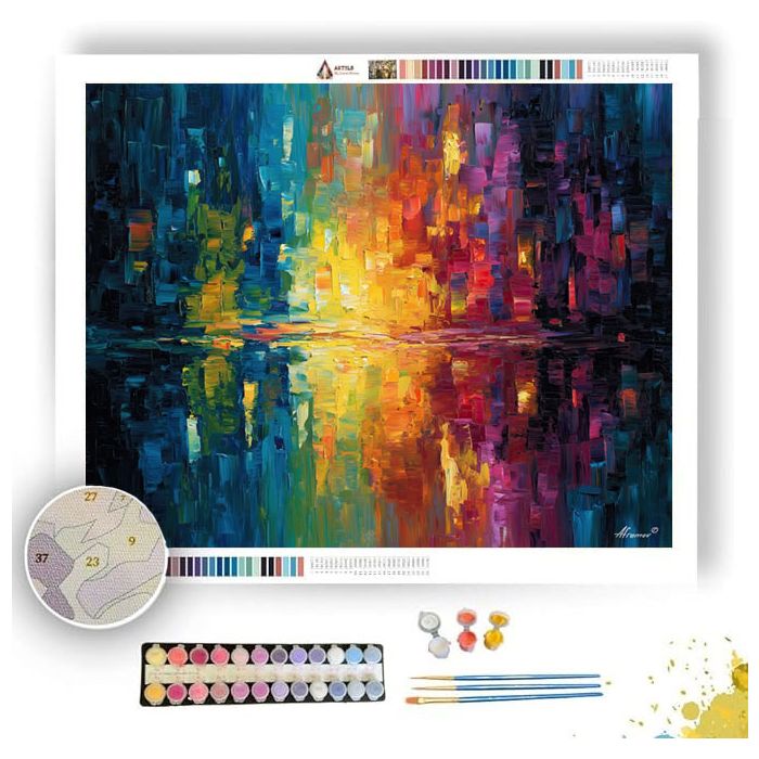 INNER STATIC ABSTRACT - Paint by Numbers Full Kit