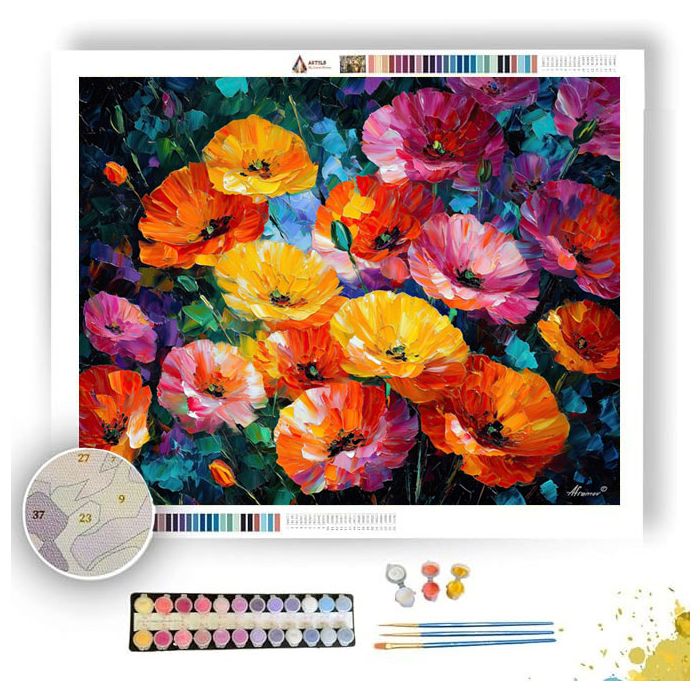 SUNCORE BLOSSOMS - Paint by Numbers Full Kit