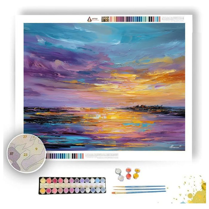 LOW TIDE FORM - Paint by Numbers Full Kit